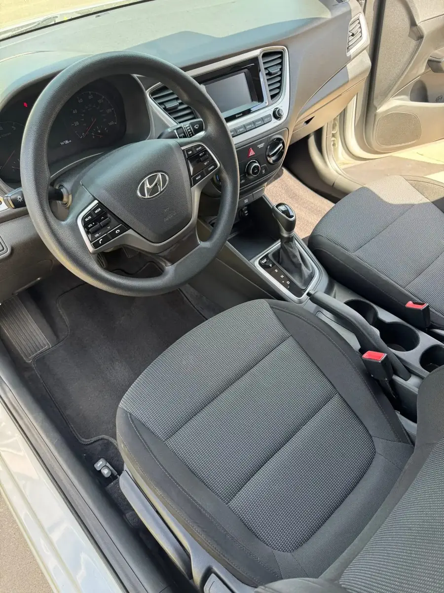 Cleaned Hyundai Accent dashboard