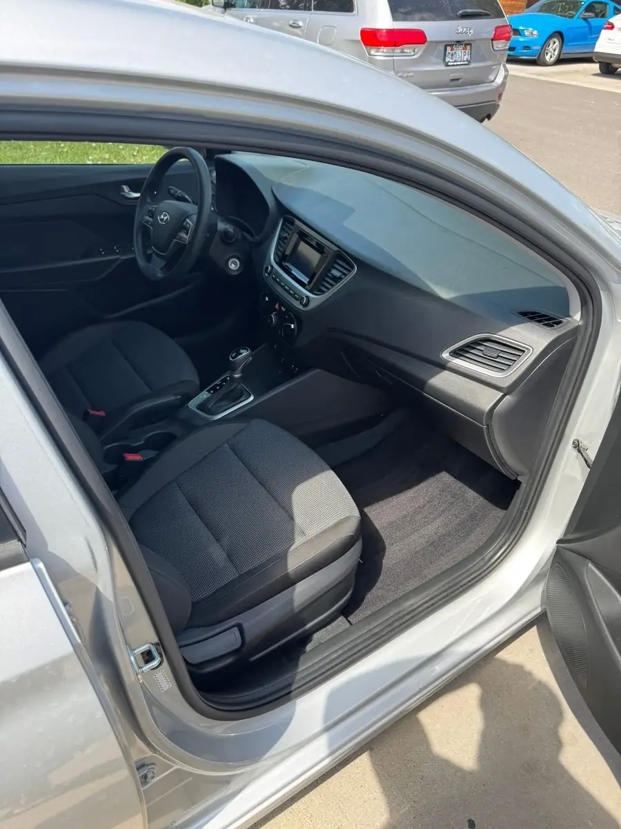 Cleaned Hyundai Accent interior